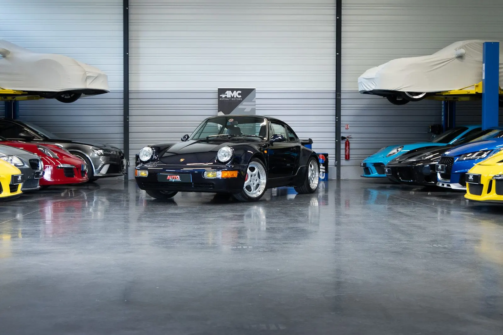 Collector car showroom